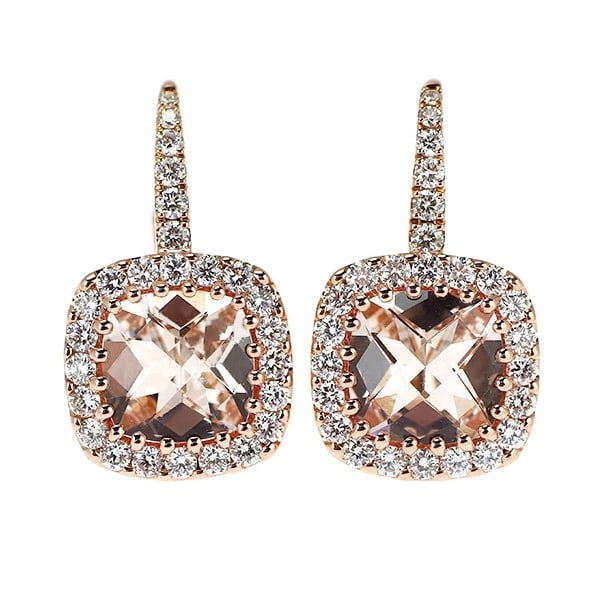 K18PG DIAMOND EARRINGS: K18PG Diamond Earrings Brand: None Type: piercing Material: K18PG, Main Stone/Creation Natural Color: pink Gold Size: Length/Width/Diameter (CM) 19.0 Accessories: None Accessories Notice: