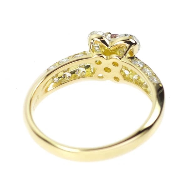 K18YG DIAMOND RING - 2
