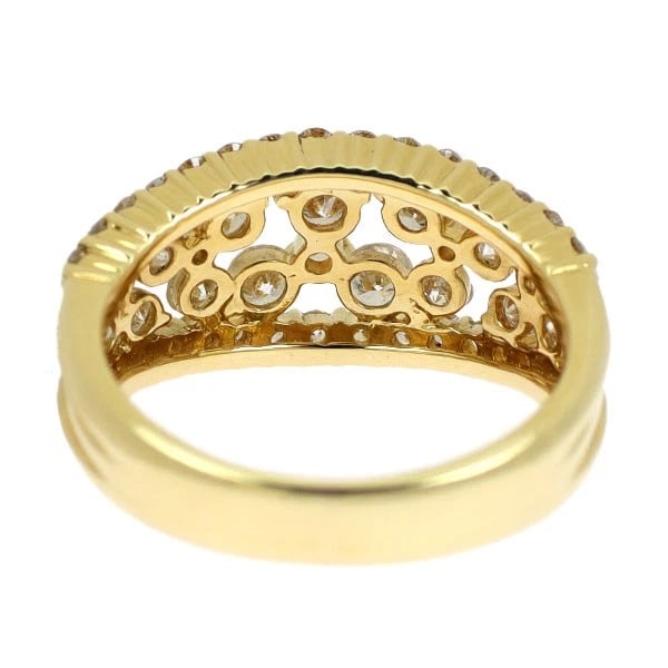 K18YG DIAMOND RING - 3