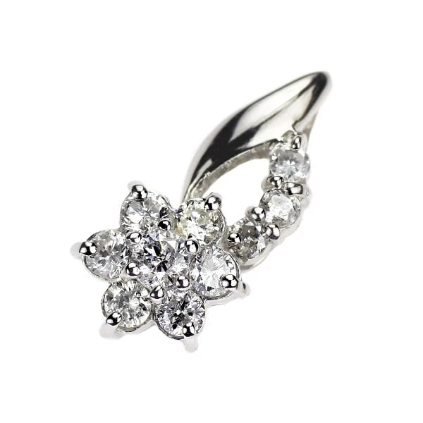 PT900 DIAMOND PENDANT TOP: Pt900 diamond pendant top Brand: None Type: pendant top Material: Pt900, Main Stone/Creation Natural Color: Silver Size: Length/Width/Diameter (CM) 17.5 Accessories: None Accessories Notice: When