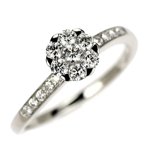 CORONET K18WG DIAMOND RING: Coronet K18WG diamond ring Brand: None Type: rings Material: K18WG, Main Stone/Creation Natural Color: White Gold Size: US 6 Accessories: None Accessories Notice: When purchasing pre-owned