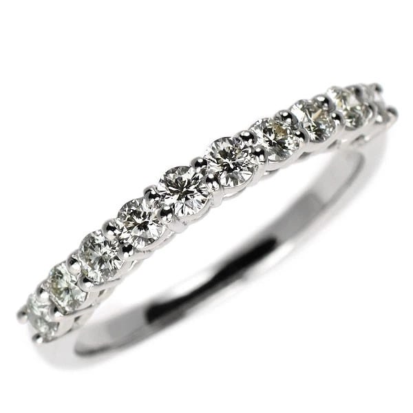 PT900 H&C DIAMOND RING: Pt900 H&C diamond ring Brand: None Type: rings Material: Pt900, Main Stone/Creation Natural Color: Silver Size: 6.25 - 6.5US Accessories: None Accessories Notice: When purchasing pre-owned goods,