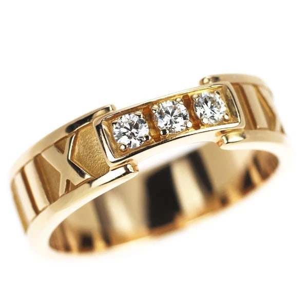 TIFFANY & CO K18PG DIAMOND RING (1 of 2)