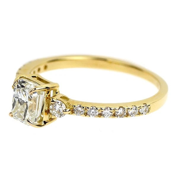 K18YG DIAMOND RING - 2