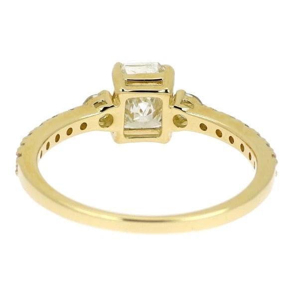 K18YG DIAMOND RING - 3