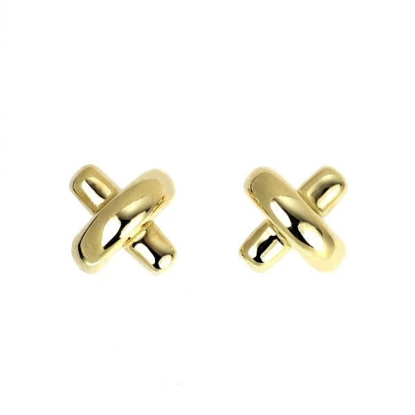 TIFFANY K18YG IEARRING: Tiffany K18YG iearring Brand: Tiffany Type: piercing Material: K18YG, Color: Yellow Gold Size: Length/Width/Diameter (CM)5.0 Accessories: None Accessories Notice: When purchasing pre-owned goods,