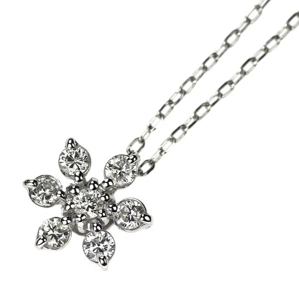 PT900/ PT850 DIAMOND PENDANT NECKLACE: Pt900/ Pt850 Diamond Pendant Necklace Brand: None Type: pendant necklace Material: Pt900/ Pt850, Main Stone/Creation Natural Color: Silver Size: Necklace: Chain Length?45cm Accessories: None