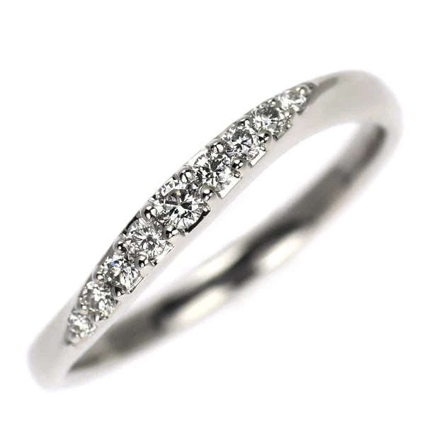 VENDOME AOYAMA PT950 DIAMOND RING: Vendome Aoyama Pt950 diamond ring Brand: Vendome Aoyama Type: rings Material: Pt950, Main Stone/Creation Natural Color: Silver Size: Length/Width/Diameter (CM)2.3 Accessories: None Accessories
