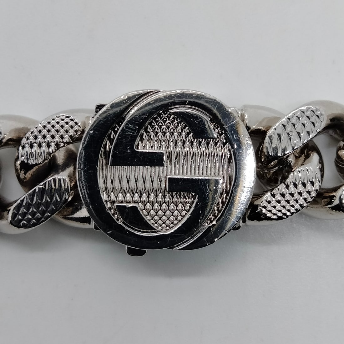 GUCCI NECKLACE SILVER - 4