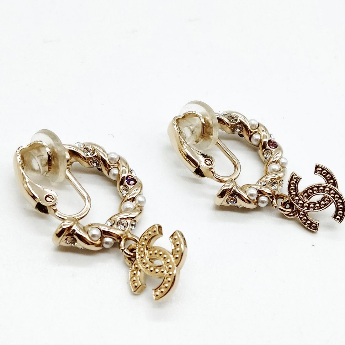 CHANEL EARRING GOLD - 2