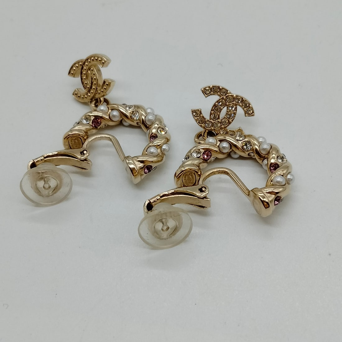 CHANEL EARRING GOLD - 4