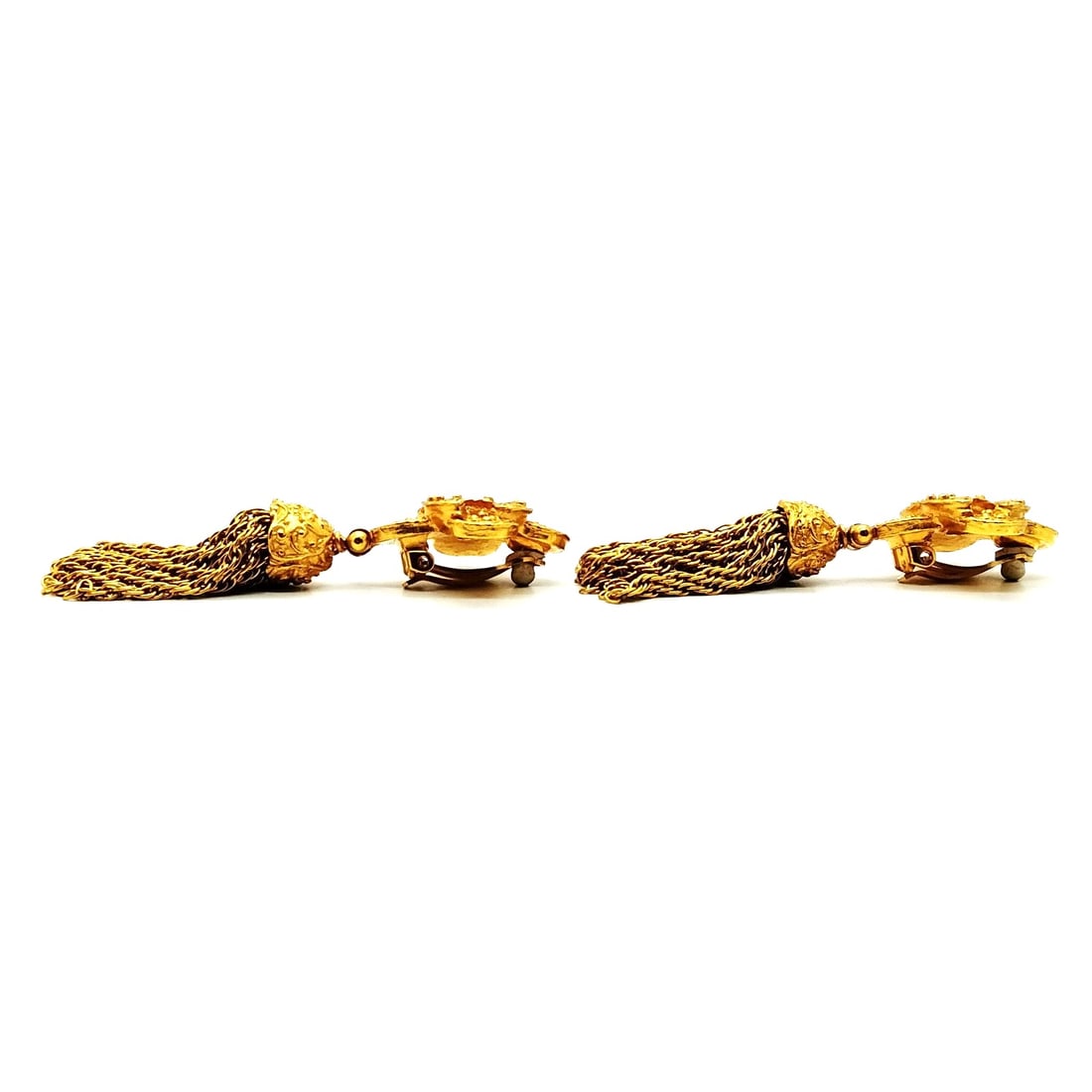 CHANEL EARRING GOLD - 2