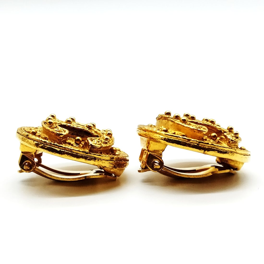 CHANEL EARRING GOLD - 3