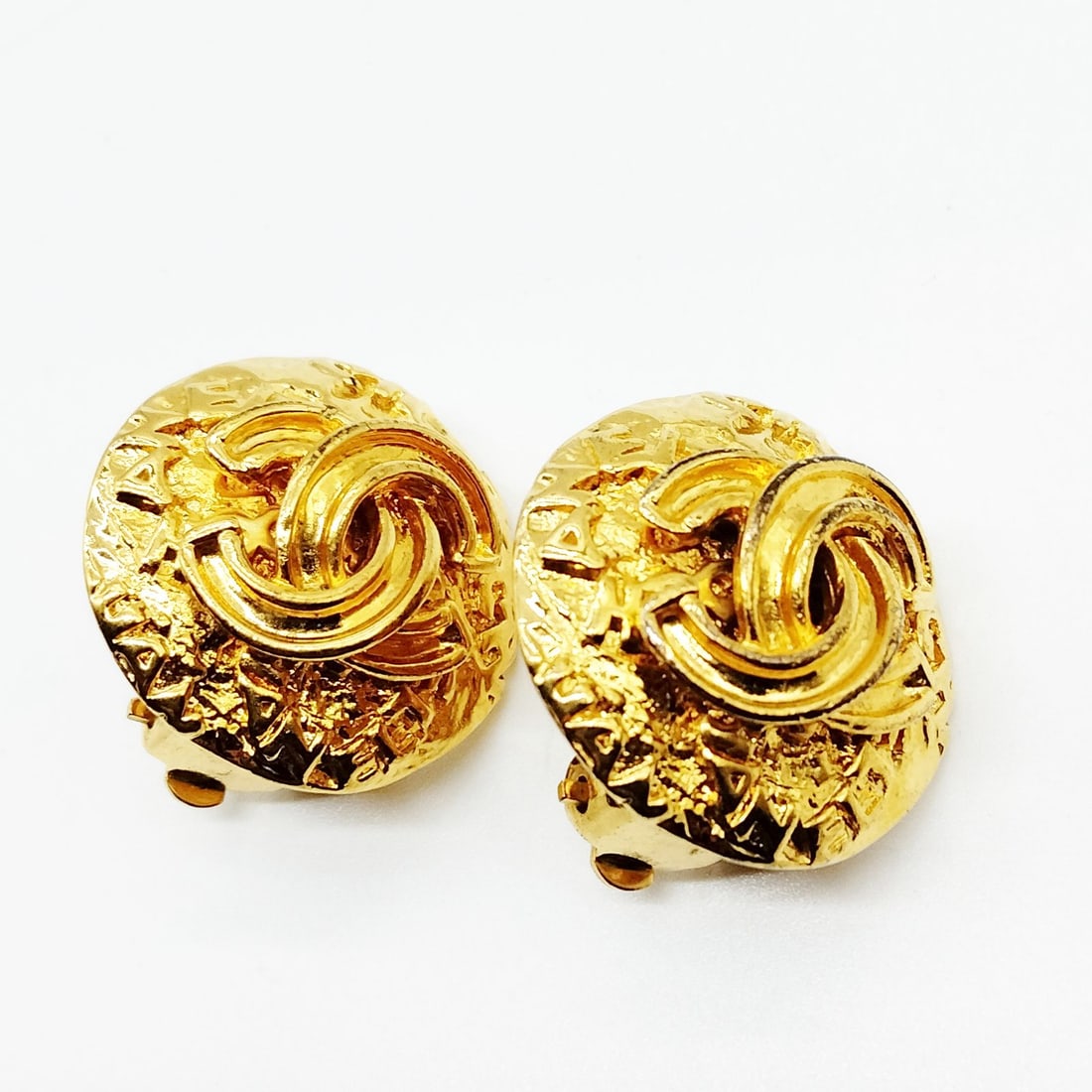 CHANEL EARRING GOLD - 2