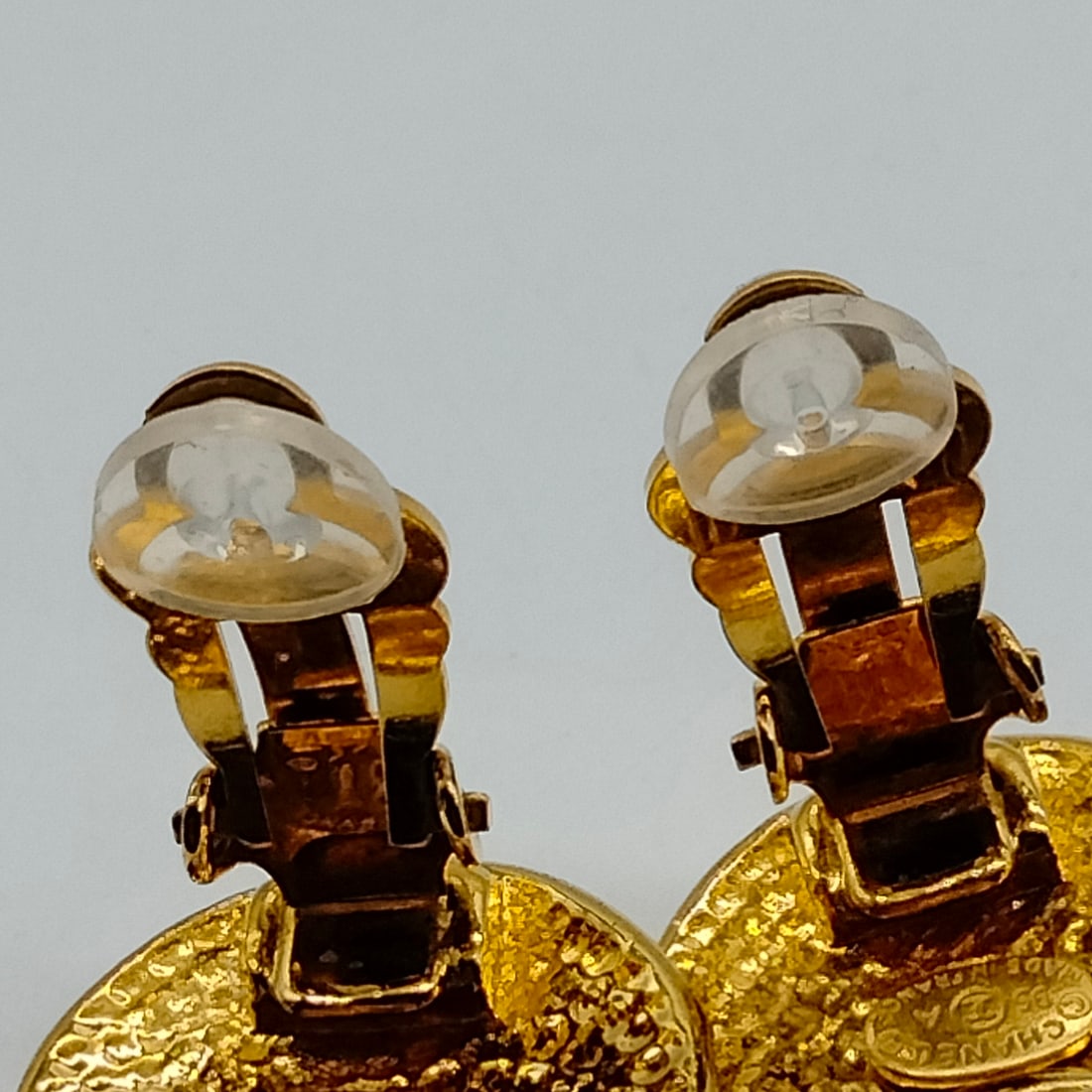 CHANEL EARRING GOLD - 4