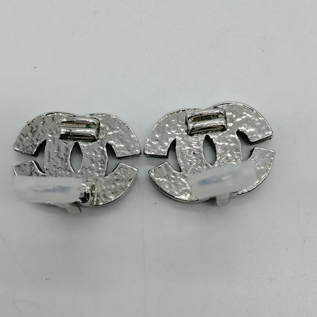 CHANEL EARRING SILVER - 5