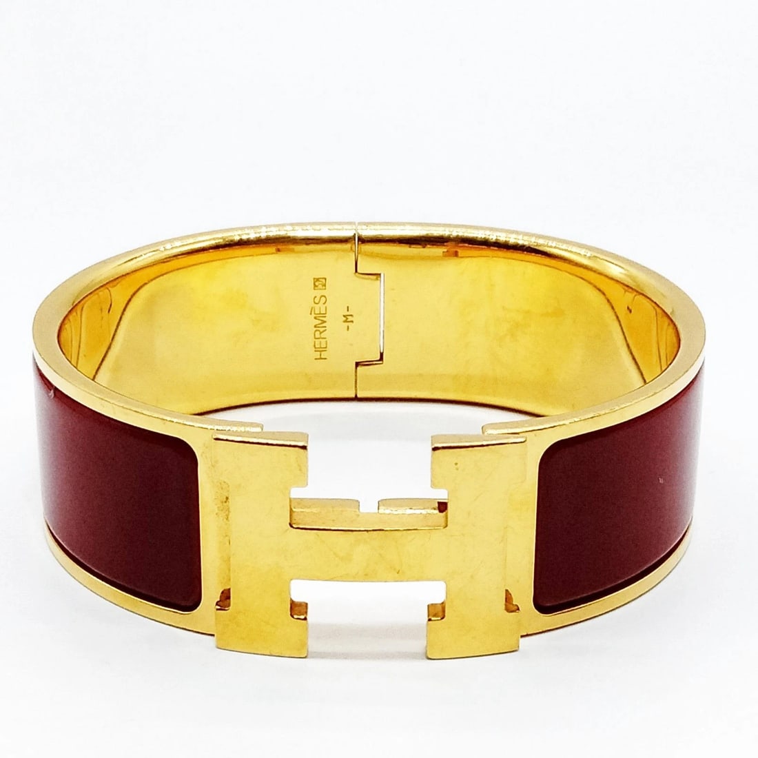 HERMES BANGLE GOLD REDS - 2