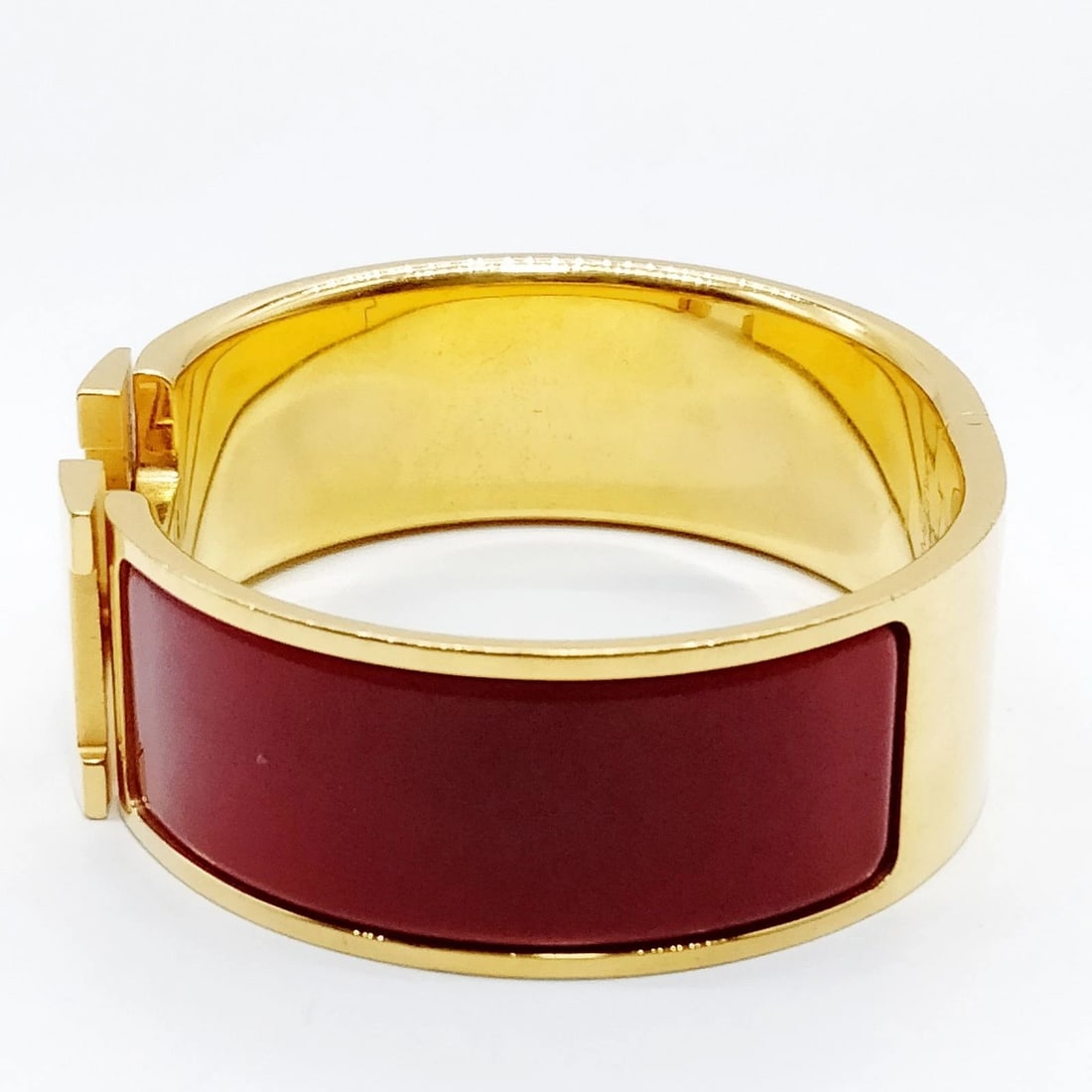 HERMES BANGLE GOLD REDS - 3