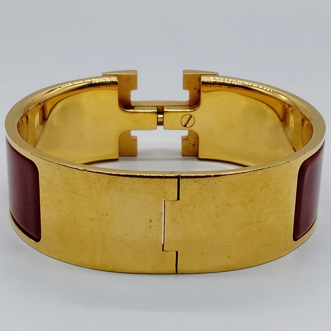 HERMES BANGLE GOLD REDS - 4