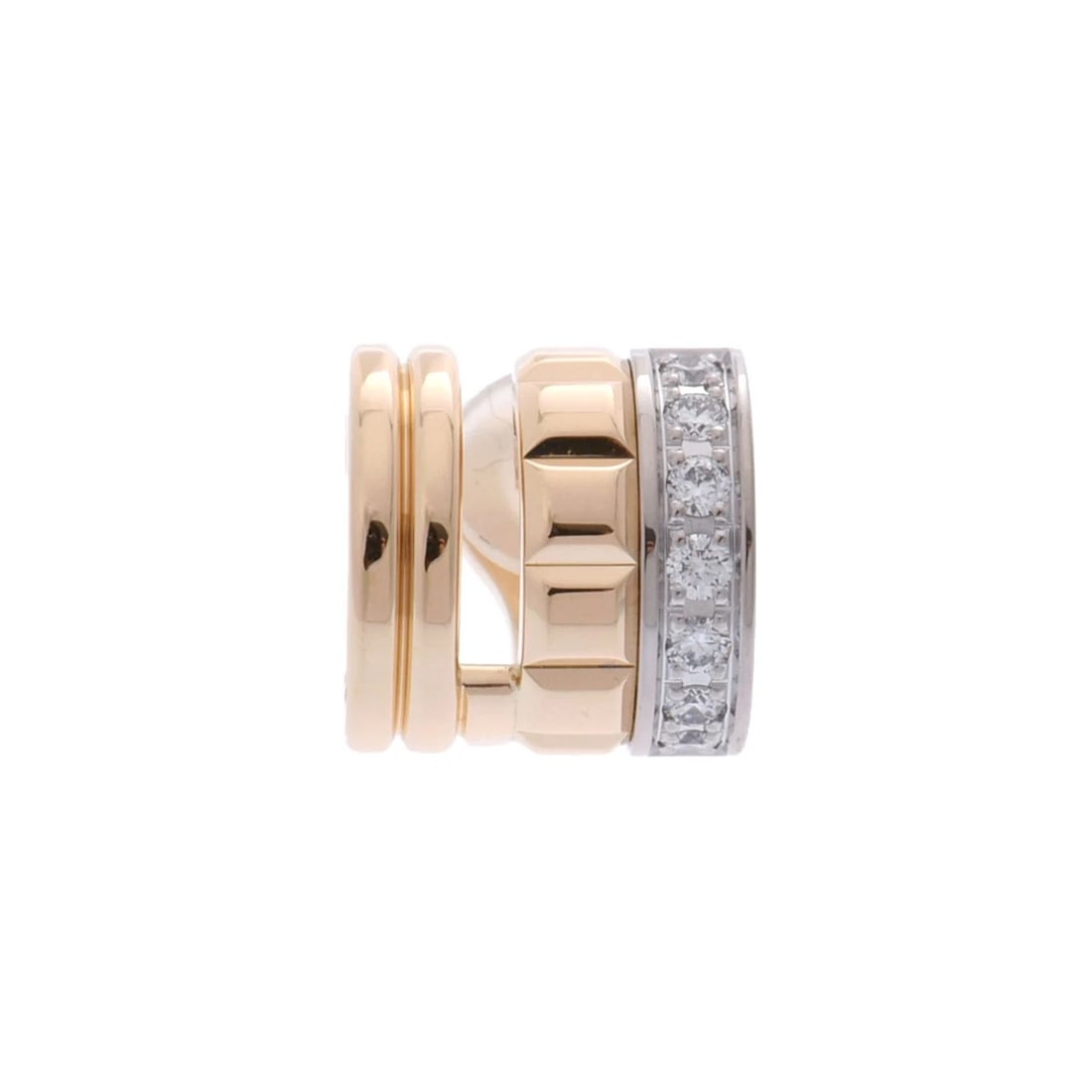 BOUCHERON EARRING DIAMOND: Boucheron Earring diamond Brand: Boucheron Type: Earring Material: K18 Yellow Gold YG, Main Stone/Creation Natural Color: Yellow Gold Size: 5.25 - 5.5 US Accessories: None Accessories Notice: When