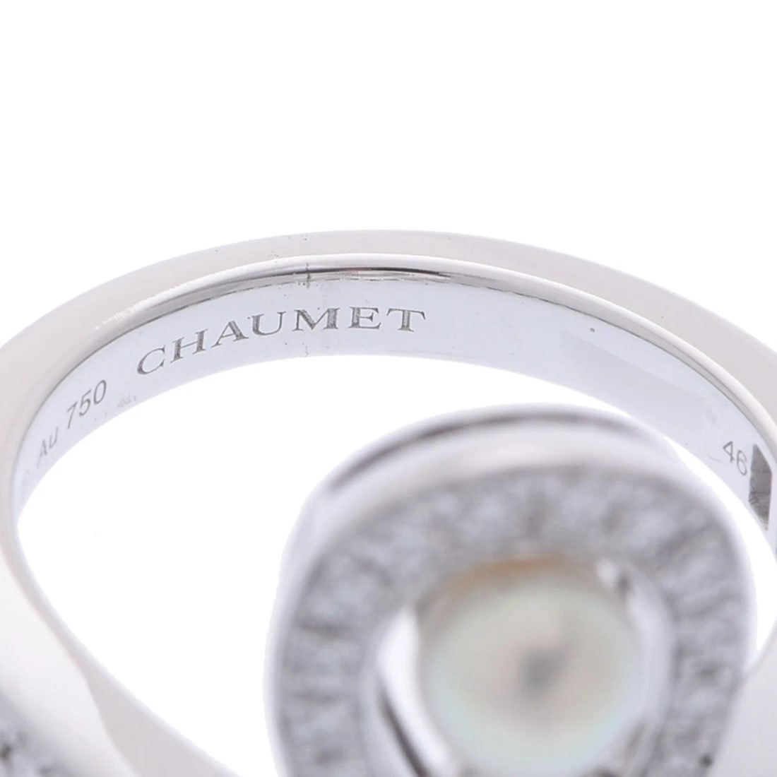 CHAUMET RING PEARL DIAMOND - 3
