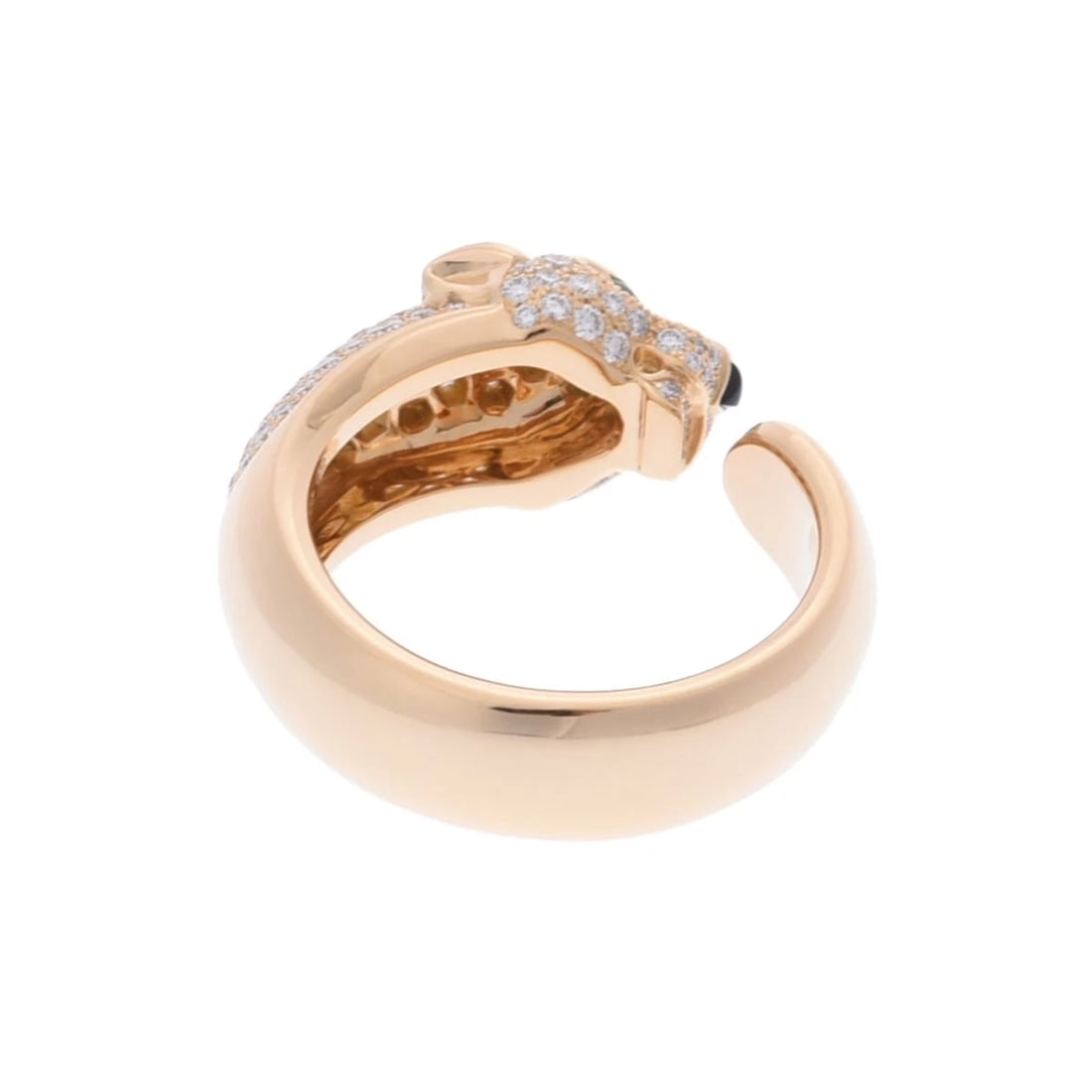 CARTIER RING DIAMOND/EMERALD - 2