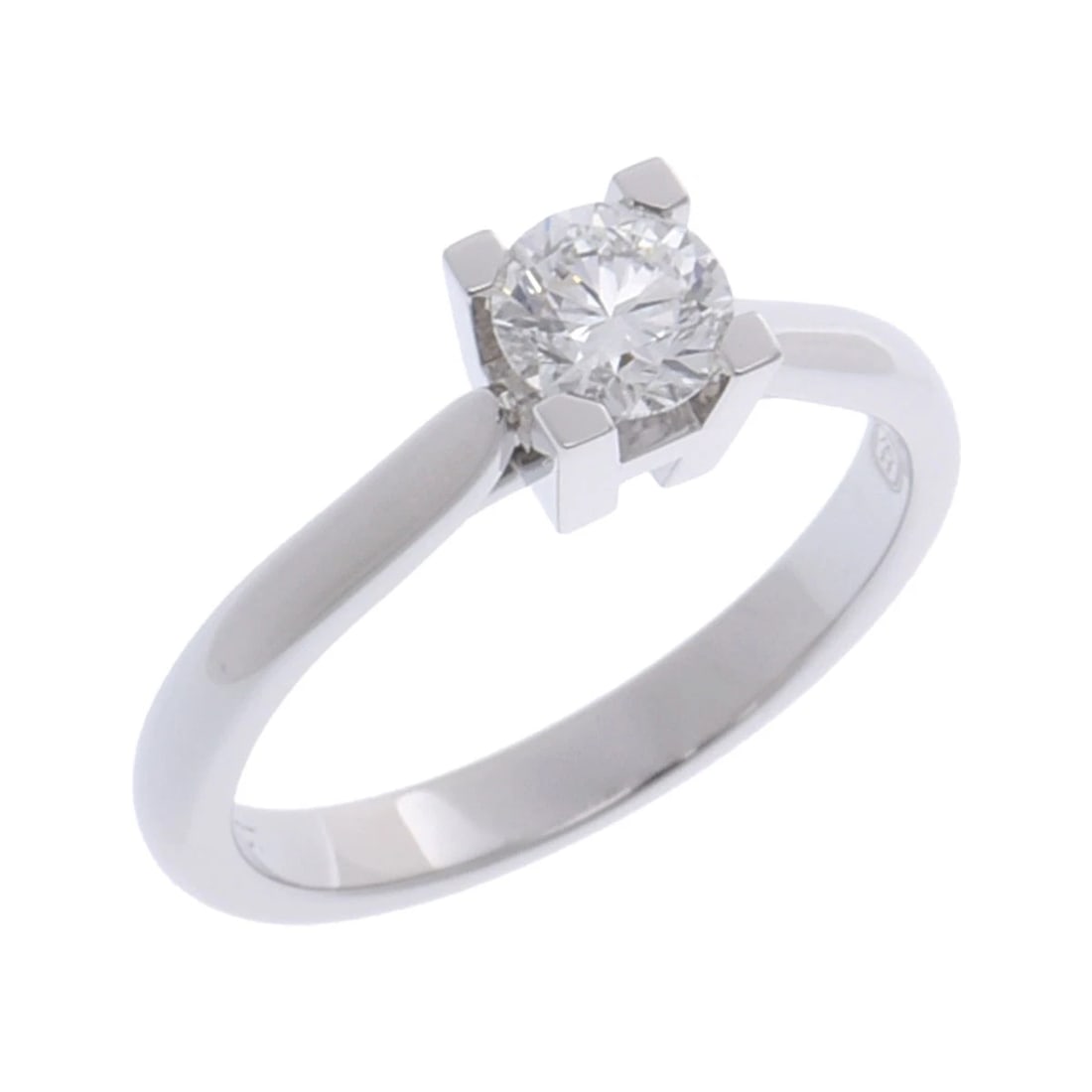 HARRY WINSTON RING DIAMOND HW RING: HARRY WINSTON Ring diamond HW ring Brand: HARRY WINSTON Type: Ring Material: Pt950Platinum, Main Stone/Creation Natural Color: Silver Size: 5.5 - 5.75 US Accessories: None Accessories Noti