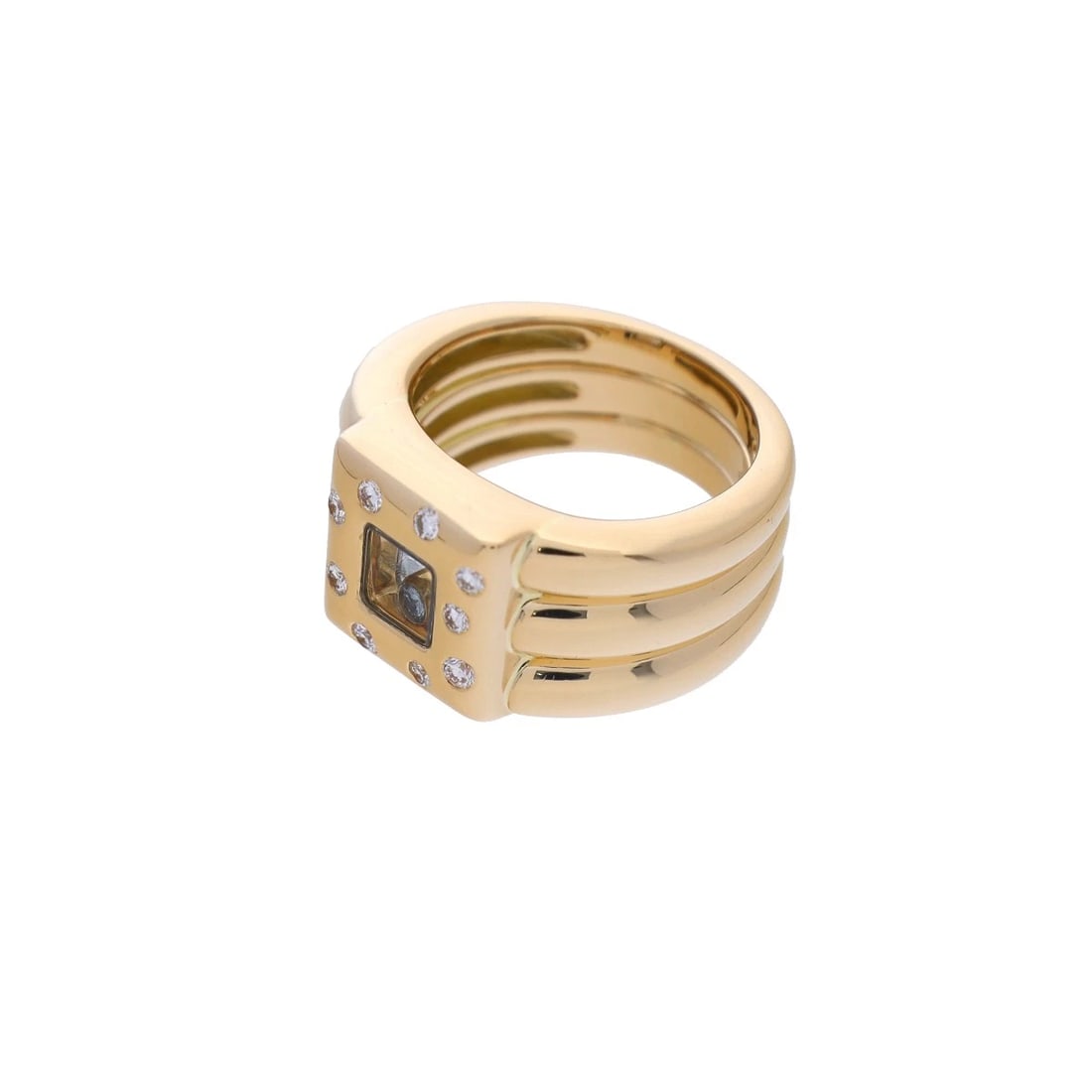 CHOPARD RING YG DIAMOND HAPPY - 2