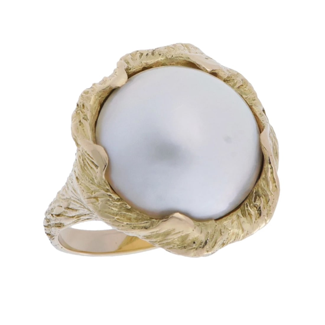 NO BRAND RING NO YG NIWAKA MABE PEARL: no brand Ring No YG Niwaka Mabe Pearl Brand: no brand Type: Ring Material: K18 Yellow Gold YG, Color: Yellow Gold Size: 6.75 - 7 US Accessories: None Accessories Notice: When purchasing pre-owned