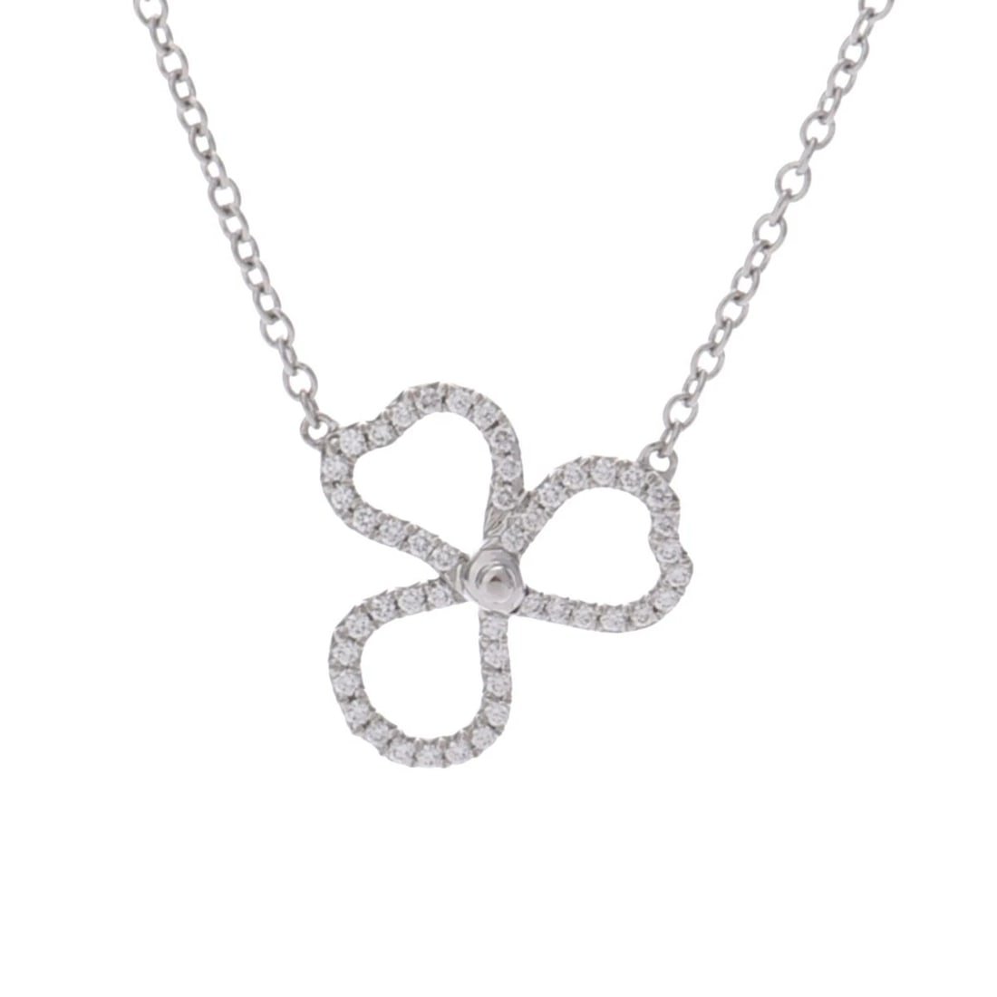 TIFFANY & CO. NECKLACE DIAMOND PAPER FLOWER OPEN: TIFFANY & Co. Necklace diamond Paper Flower Open Brand: TIFFANY & Co. Type: Necklace Material: Pt950Platinum, Main Stone/Creation Natural Color: Silver Size: Chain length:40cm Chain