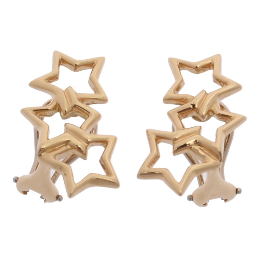 TIFFANY & CO. EARRING TRIPLE STAR EARRINGS: TIFFANY & Co. Earring Triple Star Earrings Brand: TIFFANY & Co. Type: Earring Material: K18 Yellow Gold YG, Main Stone/Creation Natural Color: Yellow Gold Size: 4.75 - 5 US Accessories: None <