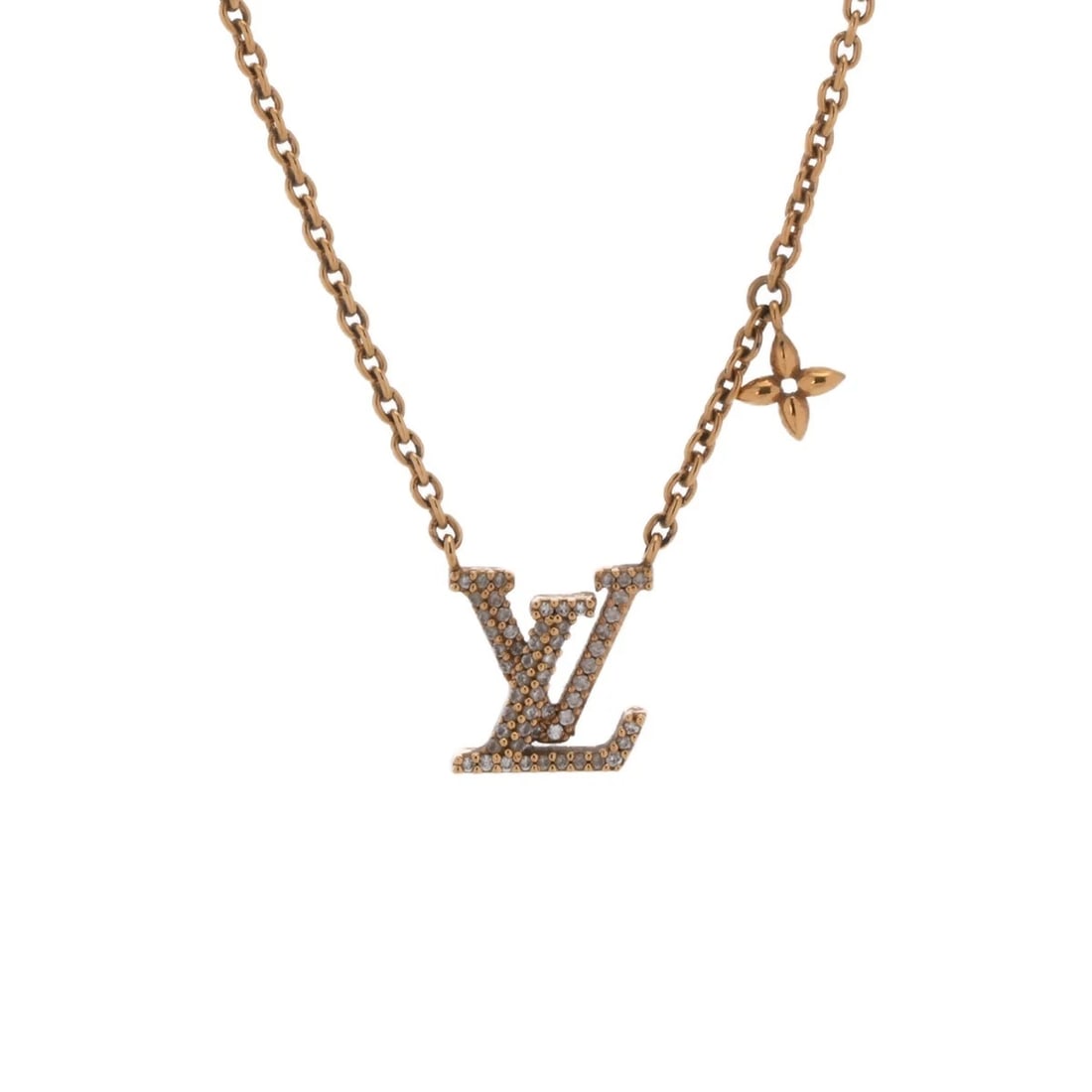 LOUIS VUITTON NECKLACE METAL LV ICONIC: LOUIS VUITTON Necklace metal LV Iconic Brand: LOUIS VUITTON Type: Necklace Material: metal, Color: Gold Size: Top H/about 13mm W/about 12mm Chain length:40-45cm Chain length:40-45cmSize(Inch) Top H/ab