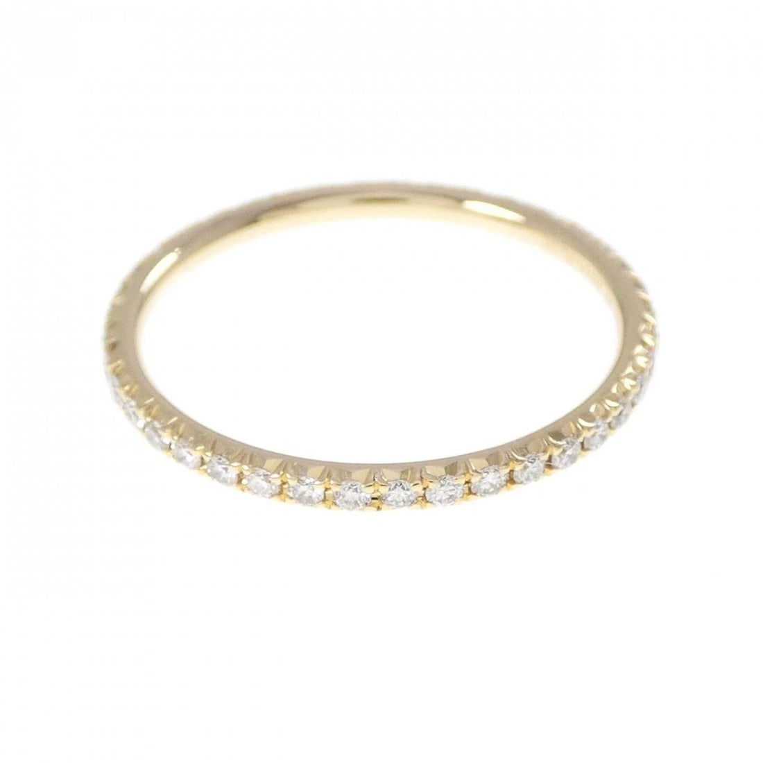 TIFFANY&CO. METRO RING: TIFFANY&Co. Metro Ring Brand: TIFFANY&Co. Type: Ring Material: 750 yellow gold, Main Stone/Creation Natural Color: Yellow Gold Size: US 5 1/2 Accessories: None Accessories Notice: When purchasing