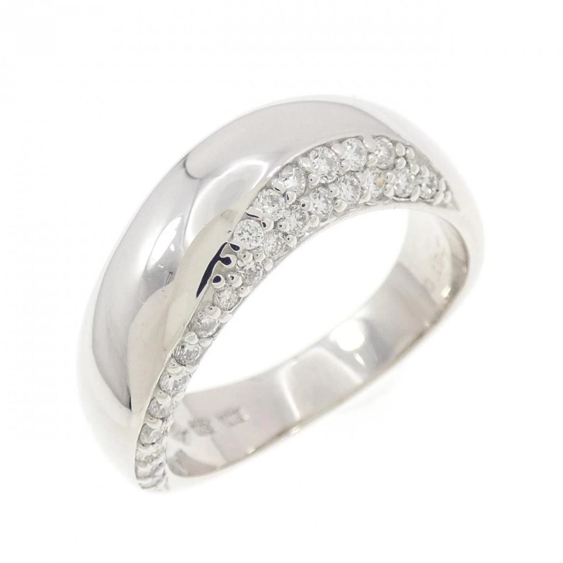 PONTE VECCHIO DIAMOND RING: Ponte Vecchio Diamond Ring Brand: Ponte Vecchio Type: Ring Material: K18 white gold, Main Stone/Creation Natural Color: White Gold Size: US 5 Accessories: None Accessories Notice: When purchasing