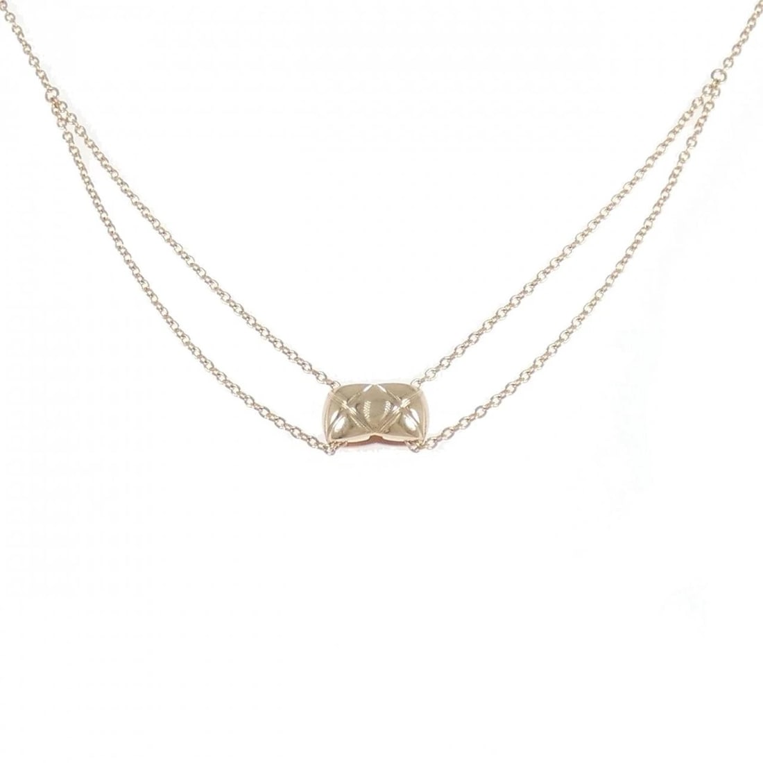 CHANEL COCO CRUSH NECKLACE: Chanel Coco Crush Necklace Brand: CHANEL Type: Necklace Material: 750 Pink Gold, Color: Pink Gold Size: 37-40cm Actual Size Pendant length approx. x width approx.: 7.4mmx13.6mm Chain maximum width