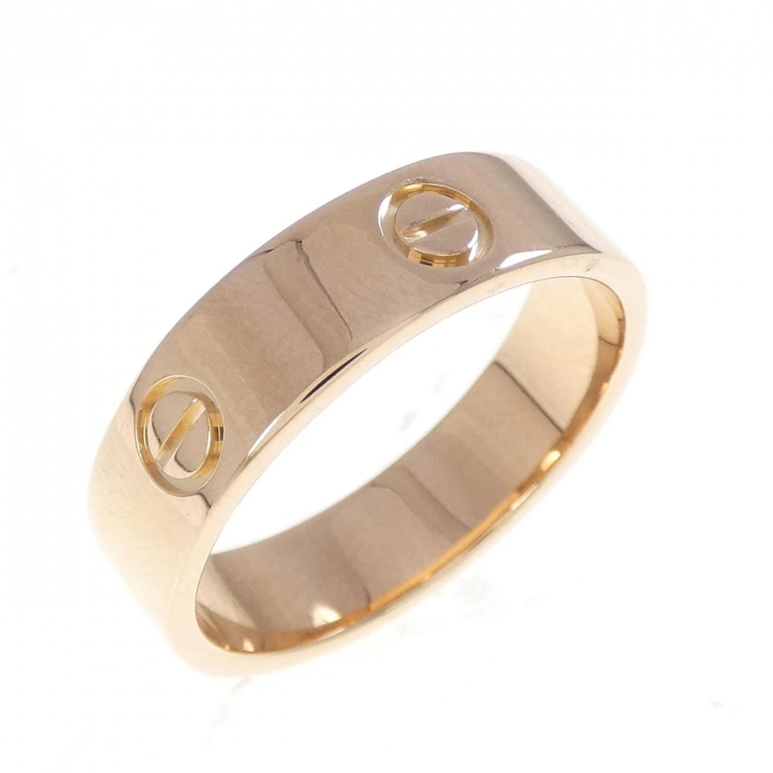 CARTIER LOVE RING: Cartier Love Ring Brand: CARTIER Type: ring Material: 750 Pink Gold, Color: pink Gold Size: US 12.5(63) Accessories: None Accessories Notice: When purchasing pre-owned goods, please refer