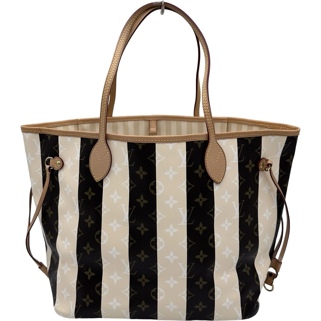 LOUIS VUITTON NEVERFULL MM TOTE BAG: LOUIS VUITTON Neverfull MM Tote Bag Brand: LOUIS VUITTON Type: Tote Bag Material: Monogram Rayeur Color: beige Size: W31cm x H28cmx D16cm W12.2 x H11.0x D6.3inch Accessories: None Accessor
