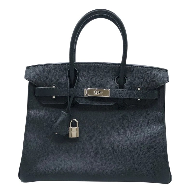 HERMES BIRKIN 30 HANDBAG: HERMES Birkin 30 Handbag Brand: HERMES Type: Handbag Material: Epsom Color: Black SVHardware Size: W30cm x H23cmx D16cm W11.8 x H9.1x D6.3inch Accessories: None Accessories Notice: When pu