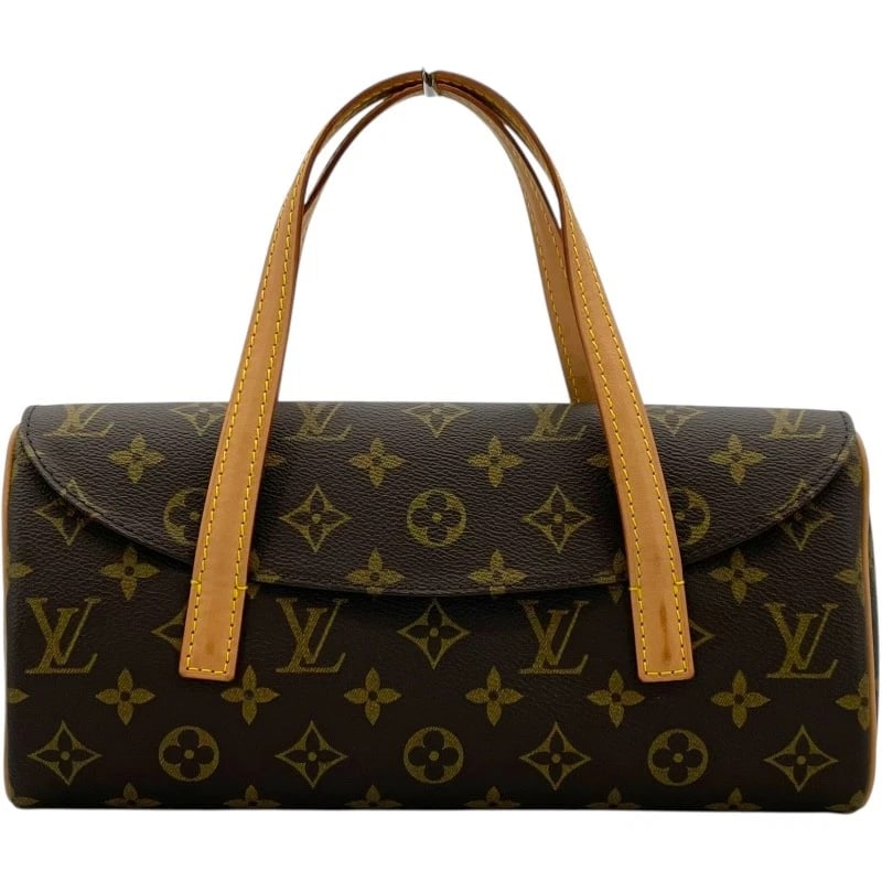 LOUIS VUITTON SONATINE HANDBAG: LOUIS VUITTON Sonatine Handbag Brand: LOUIS VUITTON Type: Handbag Material: Monogram Color: Brown Size: W28.5cm x H13.5cmx D6.5cm W11.2 x H5.3x D2.6inch Accessories: None Accessories Notice: When
