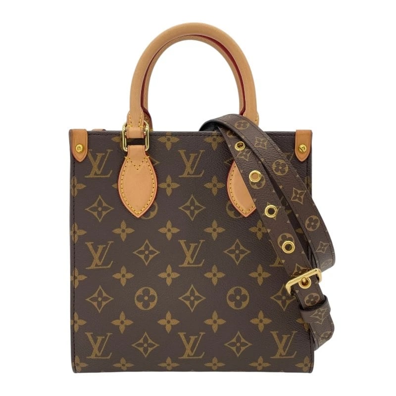 LOUIS VUITTON SAC PLATBB SHOULDER BAG: LOUIS VUITTON Sac PlatBB Shoulder Bag Brand: LOUIS VUITTON Type: Shoulder Bag Material: Monogram canvas Color: Brown Size: W21.5cm x H22cmx D9cm W8.5 x H8.7x D3.5inch Accessories: None Accessories