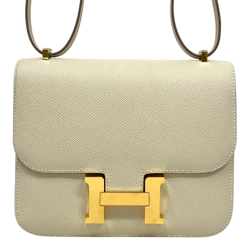 HERMES CONSTANCE 3 MINI SHOULDER BAG: HERMES Constance 3 mini Shoulder Bag Brand: HERMES Type: Shoulder Bag Material: Epsom Color: Cléx Gold Hardware Size: W18cm x H14.5cmx D4cm W7.1 x H5.7x D1.6inch Accessories: None Accessor