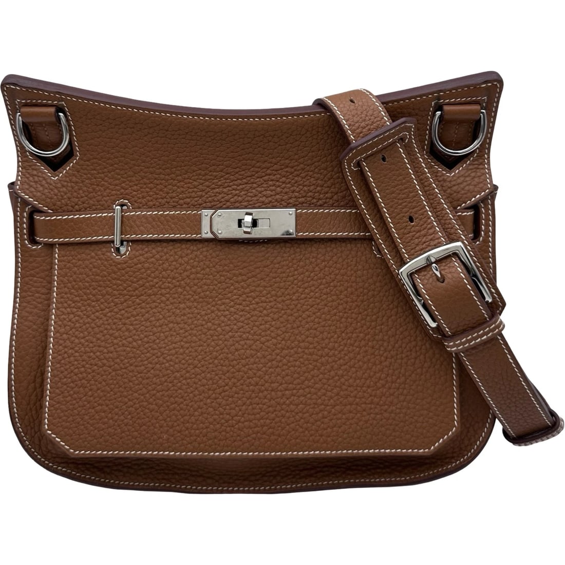 HERMES GYPSY SHIEL 28 SHOULDER BAG: HERMES Gypsy Shiel 28 Shoulder Bag Brand: HERMES Type: Shoulder Bag Material: Taurillon Clemence Color: Gold SilverHardware Size: W28cm x H22cmx D12cm W11.0 x H8.7x D4.7inch Accessories: None