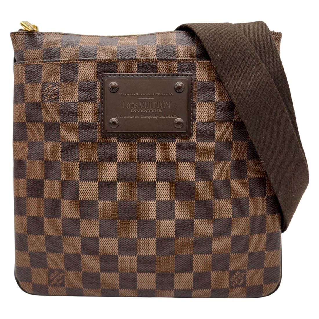 LOUIS VUITTON POCHETTE PLATT BROOKLYN SHOULDER BAG (1 of 9)