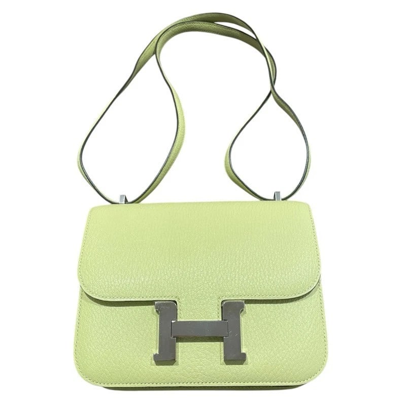 HERMES CONSTANCE 3 MINI SHOULDER BAG: HERMES Constance 3 mini Shoulder Bag Brand: HERMES Type: Shoulder Bag Material: Shave Color: Jaune Bourgeon SVHardware Size: W18cm x H14cmx D?cm W7.1 x H5.5x D0.0inch Accessories: None Acc