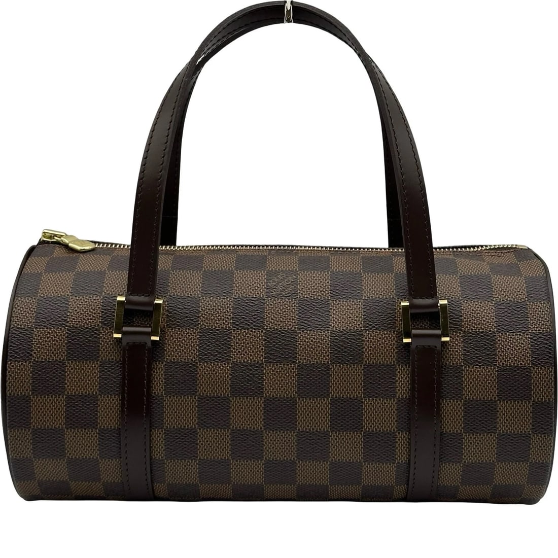 LOUIS VUITTON PAPILLON PM HANDBAG: LOUIS VUITTON Papillon PM Handbag Brand: LOUIS VUITTON Type: Handbag Material: Damier Color: Brown Size: W27cm x H13cmx D13.cm W10.6 x H5.1x D5.1inch Accessories: None Accessories Notice: When