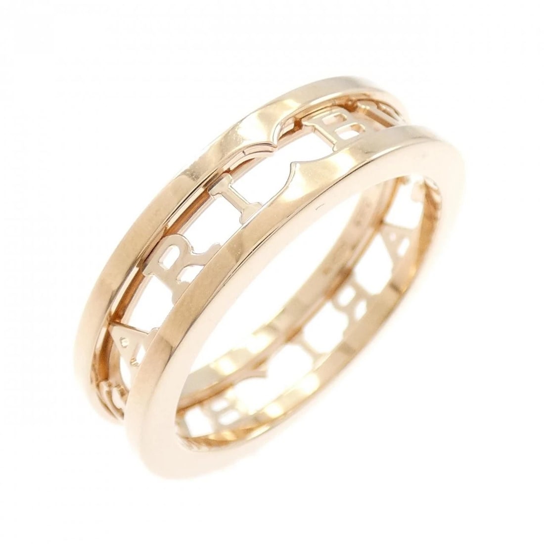 BVLGARI B.ZERO1 RING: Bvlgari B.zero1 Ring Brand: BVLGARI Type: Ring Material: 750 Pink Gold, Color: Pink Gold Size: US 7 3/4 Accessories: None Accessories Notice: When purchasing pre-owned goods, please refer to the
