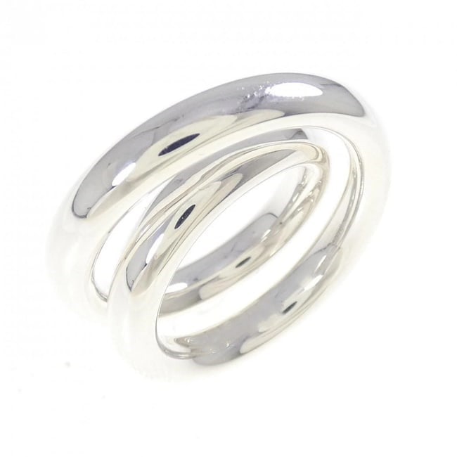 HERMES VERTIGE RING: Hermes Vertige Ring Brand: HERMES Type: Ring Material: 925Silver, Color: Silver Size: US 5 1/4(51) Accessories: None Accessories Notice: When purchasing pre-owned goods, please refer to th