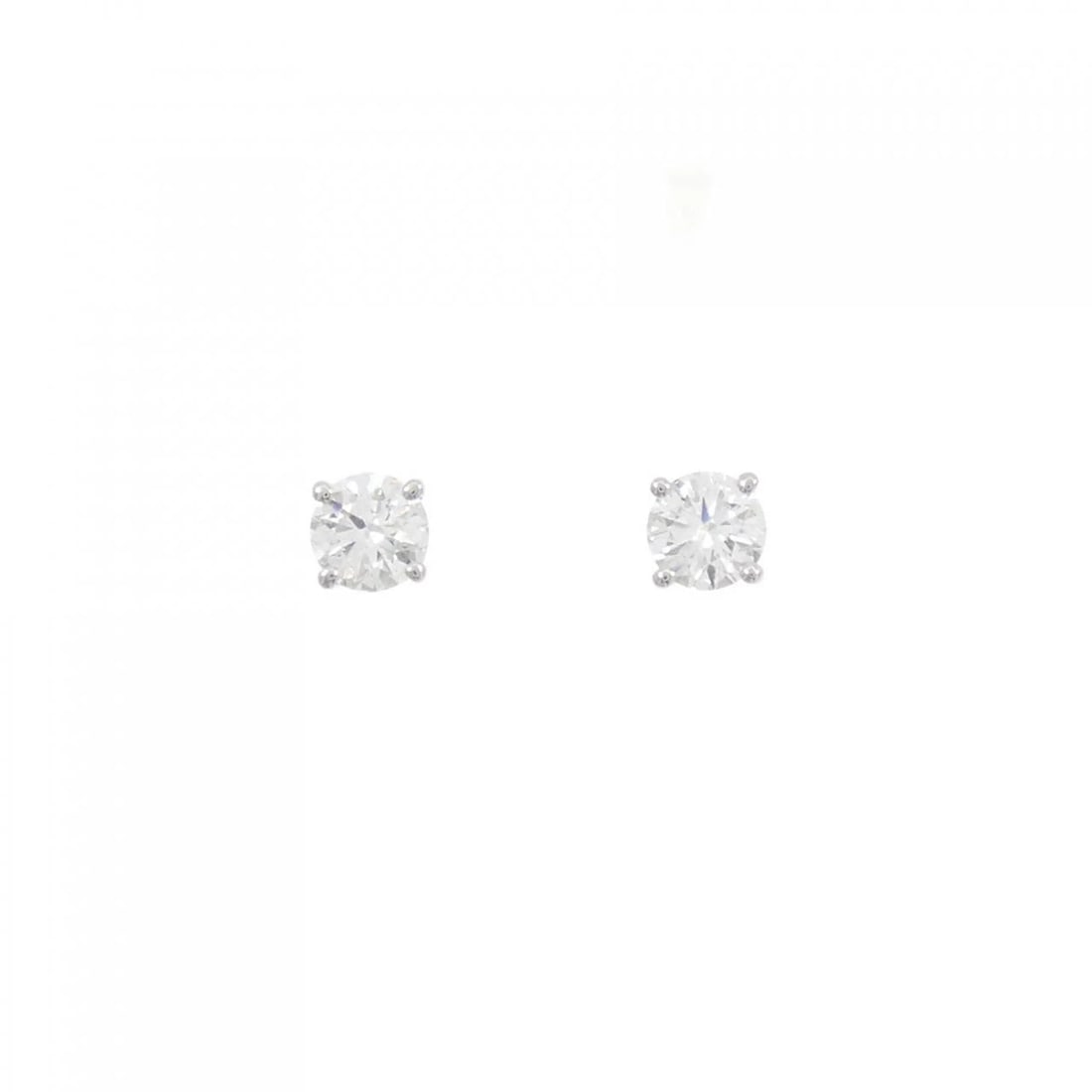 TIFFANY & CO. SOLITAIRE PIERCE: TIFFANY & Co. Solitaire Pierce Brand: TIFFANY&Co. Type: Pierce/Earring Material: Platinum950, Main Stone/Creation Natural Color: None Size: Actual Size Approx. height x width: 5.0mm x 5.0mm