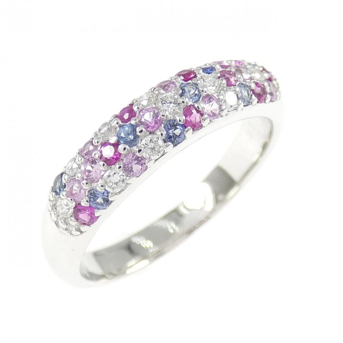 PONTE VECCHIO PICCOLINI RING: Ponte Vecchio Piccolini Ring Brand: Ponte Vecchio Type: Ring Material: K18 white gold, Main Stone/Creation Main Stone SapphireSecondary Stone Natural Color: White Gold Size: US 5 1/4 Accessories: