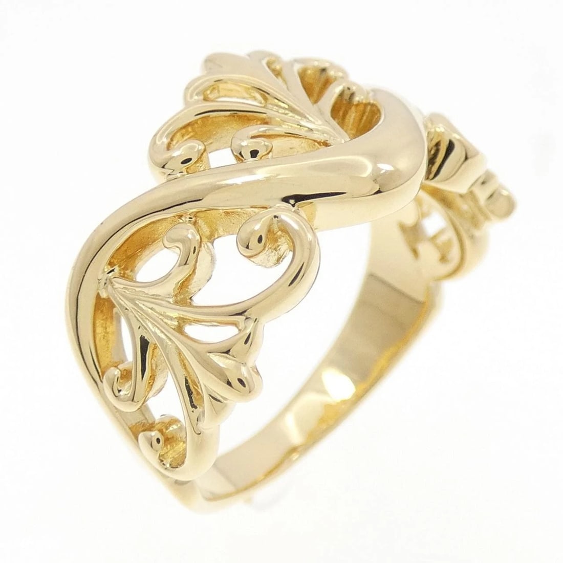 MIKIMOTO K18YG RING: Mikimoto K18YG Ring Brand: MIKIMOTO Type: Ring Material: K18 yellow gold, Color: Yellow Gold Size: US 5 3/4 Accessories: None Accessories Notice: When purchasing pre-owned goods, please refer to the